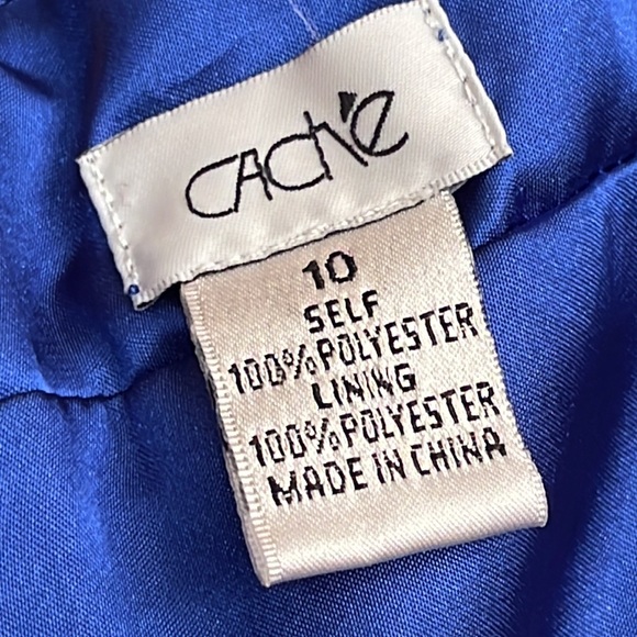 Cache Blue Halter “Marilyn Monroe” Dress Sz 10 - Picture 11 of 14